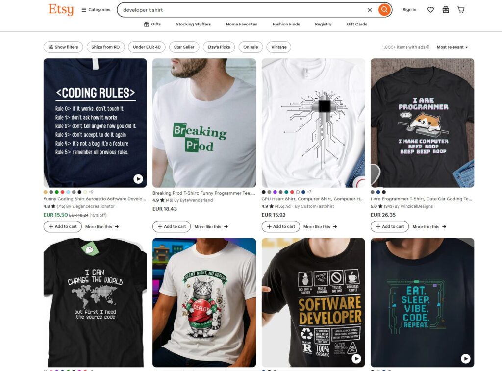 Melhores presentes de Natal para desenvolvedores — camiseta de desenvolvedor e produtos de bom gosto