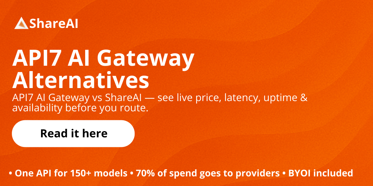 api7 ai gateway alternatives